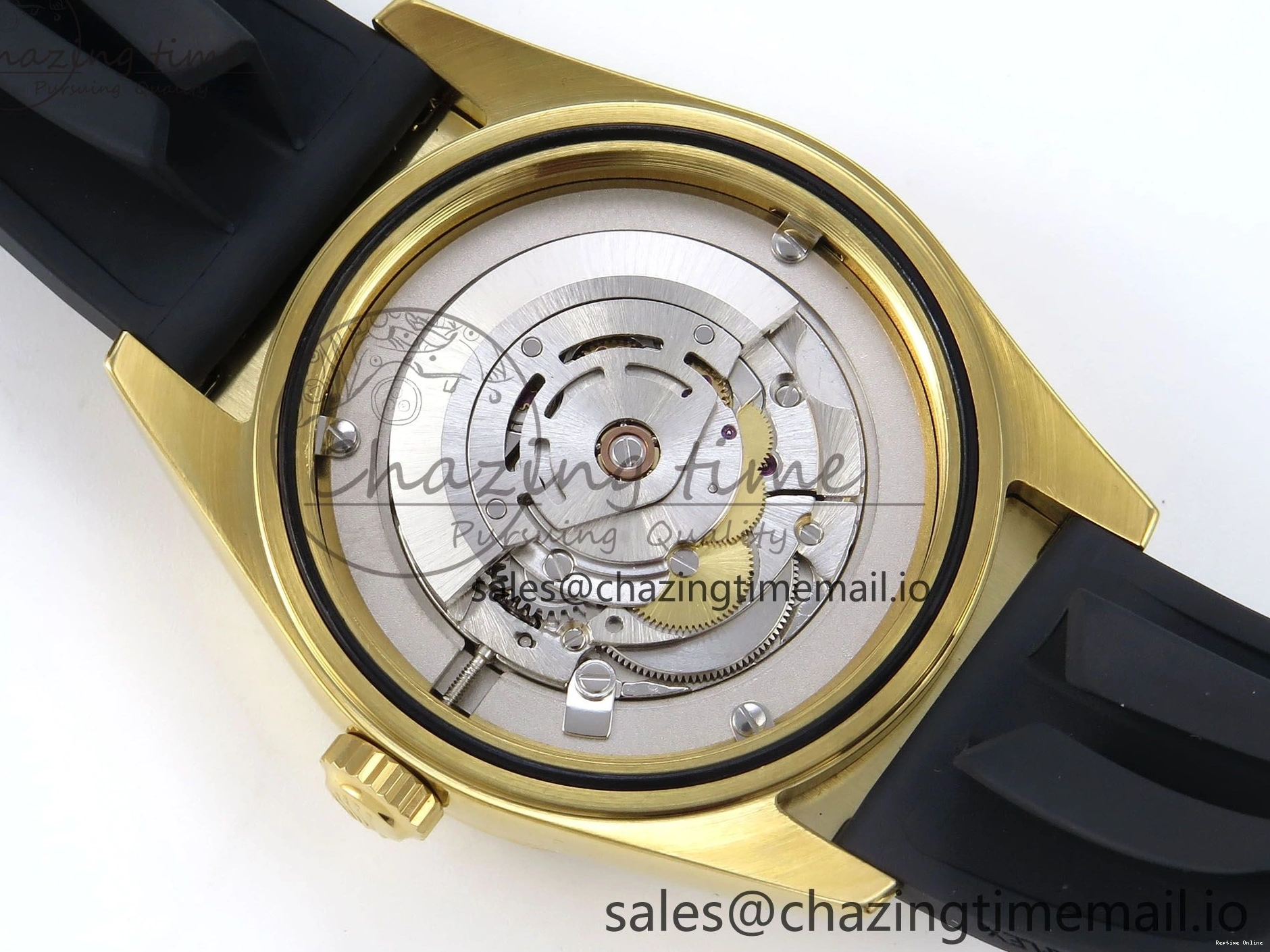 0701 Trendy Sky-Dweller 336238 YG ZF 1:1 Best Edition White Dial on Oysterflex Strap A23J (Gain Weight) 904